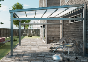 Pérgola impermeable de aluminio personalizada para exteriores, pérgola retráctil motorizada para jardín con luces led - Product Image 3