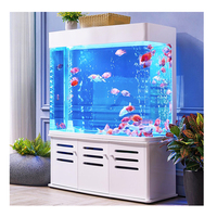 Aquarium de poissons personnalisé, bassin de poissons en acrylique, grand, 200 gallons, à usage domestique, vente directe depuis l'usine