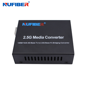 Convertitore di Media Ottico 2.5G con Slot SFP, Convertitore di Media in Fibra RJ45, DC12V, Reti IP WIFI, LC SC FTTH OEM NF2.5G-SFP - Product Image 3