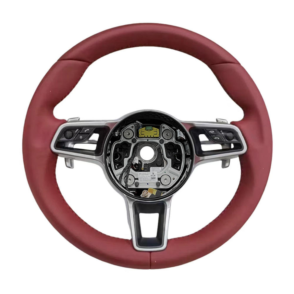 Rojo vino. Cuero integral.