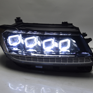 Assemblage de projecteur de phare automatique LED de haute qualité pour VW pour <span class=keywords><strong>Tiguan</strong></span> L MK2 2017-2021 100W lampes avant quatre accessoires d'objectif nouveau - Product Image 6