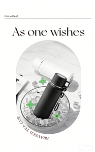 Tasse Thermos Isotherme en Acier Inoxydable Portable, Cadeau d'Affaires, Tasse à Thé avec Séparateur, pour Utilisation en Extérieur, au Bureau et en Voiture - Product Image 5