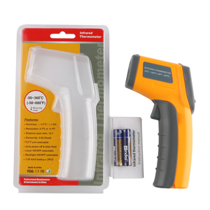 GS320 Nhiệt Kế Hồng Ngoại Công Nghiệp IR Meter <span class=keywords><strong>LCD</strong></span> Backlight Gun Loại Laser Kỹ Thuật Số Nhiệt Độ Meter - Product Image 6