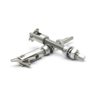 Vente en gros de boulons d'ancrage à genouillère en acier inoxydable auto-perceurs robustes personnalisés E-Z tête hexagonale filetage M6 ancre amovible