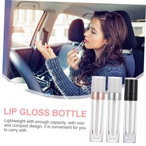 Bán Buôn Son Bóng Các Nhà Cung Cấp Nhãn Hiệu Riêng Sang Trọng Vòng Ống Màu Nude Sáng Bóng Độ Ẩm Bóng Rỗng Lip Gloss Ống Với Bàn Chải Lớn - Product Image 5