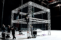 Structure de scène en alliage d'aluminium de haute qualité, forme carrée, pour la vente en gros