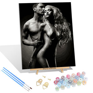Donne nude a olio di vendita calde che dipingono pittura a olio fai da te con i numeri set regalo artigianale per pittura di immagini di donne sexy - Product Image 2