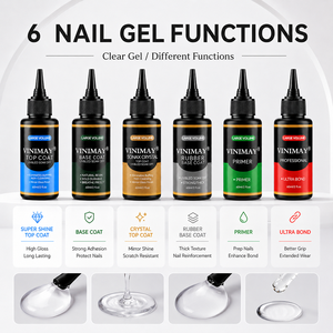 Vinimay 60ML - Preparador de Uñas, Deshidratador, Adhesivo <span class=keywords><strong>Ultra</strong></span> Fuerte, Personaliza tu Logotipo, Capa Superior Sin Limpieza, Capa Base para Salón - Product Image 2