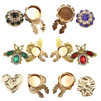 Boutons décoratifs personnalisés de haute qualité forme spéciale boutons de chemise boutons de manchette Clip sur bouton couvre pour les femmes