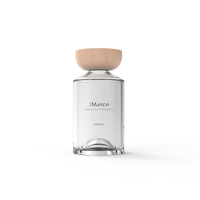 Parfum de maison 200ML bouteille en verre de mode bouteille d'huile de parfum diffuseur de parfum bouteille de diffuseur de roseau avec bouchon en bois