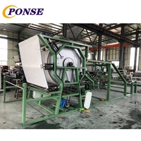 Machine à plastifier automatique de pâte à colle aqueuse en latex de cuir mousse non tissé PU pour tapis