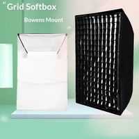 Diffuseur de lumière souple en plastique 60x90cm avec monture Bowens pour flash, accessoire de photographie en studio intérieur, grille diffuseur pour éclairage.