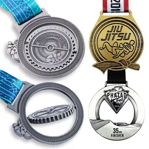 Professional Medal Supplier Spinning Service Combined Rotating Puzzle Softball Sports Custom Made Metal Medals
