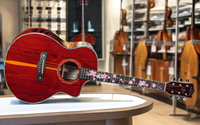 Gitar Akustik ST.BOUL SCG-80C 6 Senar Solid Cocobolo Rosewood Fretboard Mahogany Neck Kelas Profesional untuk Musik Fingerstyle