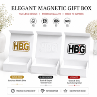 Boîte magnétique pliable, boîte cadeau magnétique rigide, boîte en carton, caixa de presente, vente en gros, personnalisable