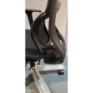 Silla de Oficina Ejecutiva Bosun <span class=keywords><strong>BSMD</strong></span>-2157A Moderna y Ergonómica, Respaldo Alto de Tela y Malla, Negra, Ajustable en Altura, Giratoria y Convertible - Product Image 5