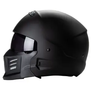 3 개의 작풍에 있는 모듈 오토바이 점 승인되는 경주 가득 차있는 얼굴 헬멧 EXO 전투 헬멧