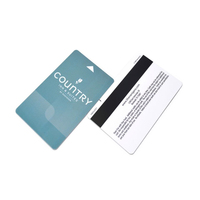 RFID Contact Chip 4442 Wasserdichte Kunststoff-Magnet karte Benutzer definierte Druck-PVC-Karte