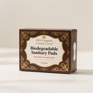 Private Label da donna in cotone organico Panty notte maternità assorbente antibatterico con funzione di controllo degli odori - Product Image 4