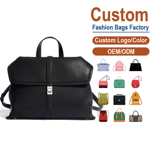 Sac bandoulière à rabat en cuir véritable, texture mate et grainée, sangle en cuir réglable, style moderne-vintage pour les trajets quotidiens - Product Image 1