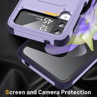 Téléphone portable antichoc et accessoires pour Samsung Z Flip 5 Étui de téléphone portable de luxe pour Samsung Galaxy Z Flip 4 3