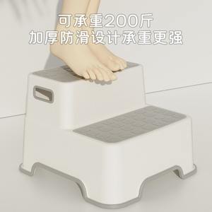 Taburete de baño premium de doble capa antideslizante para niños y adultos - Product Image 1