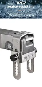 La serrure durable d'attelage de remorque d'acier inoxydable d'ODM OEM d'usine de KOVIX assure la sécurité extérieure de remorque