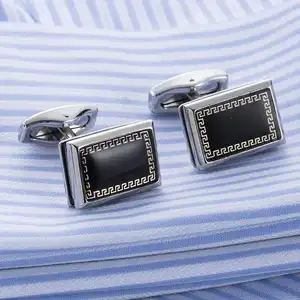 Bonne Qualité Élégant En Métal Bouton De Manchette Mode Hommes Chemises Personnalisées boutons de Manchette