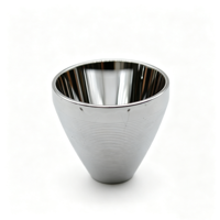 Réflecteur monocouche de qualité industrielle en alliage d'aluminium CNC, conception optique professionnelle, personnalisation