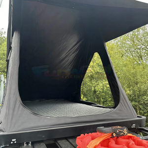 Carpa de Techo Rígida con Bolsa para Zapatos Automática, Ventilación de Doble Capa de Aluminio, Carpa de Techo con Escalera para 3-4 Personas, para Camping - Product Image 4