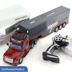 <span class=keywords><strong>Camion</strong></span> benne télécommandé pour enfants avec son et lumière, jouet RC 2.4G, <span class=keywords><strong>camion</strong></span> porte-conteneurs, tracteur, <span class=keywords><strong>remorque</strong></span> <span class=keywords><strong>radiocommandé</strong></span> - Product Image 4