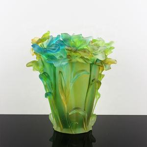 Fengming, jarrón de Orquídea de <span class=keywords><strong>cristal</strong></span> hecho a medida, quemador de incienso Art Deco, decoración lujosa <span class=keywords><strong>para</strong></span> el hogar y la Oficina - Product Image 5