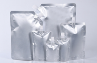 Récipients de boissons chaudes et froides, personnalisés, Durable, mat, étui debout, pochette à bec en aluminium pour liquide alimentaire, unités