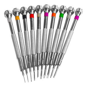 Strumento di Riparazione per Orologi di Grande Successo Cacciavite per Orologi con Testa di Taglio in Acciaio Inossidabile Set di <span class=keywords><strong>Cacciaviti</strong></span> per Orologiai - Product Image 1