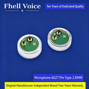 6027Microphone, microphones haute sensibilité pour lumières activées par le son, écouteurs, haut-parleurs Bluetooth et interphones - Product Image 1