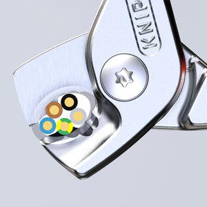 KNIPEX 95 11 160 กรรไกรตัดสายเคเบิลสเต็ปคัทเคลือบพลาสติก ขัดเงา 160 มม. - Product Image 4