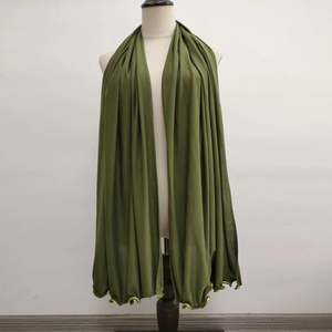 New Style Soft <b>Stretchy</b> <b>Fabric</b> 70x170cm Jersey Premium Cotton Scarf for Women Muslim Hijab YHK0073 - Product Image 4