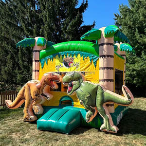 Château gonflable Dino pour enfants, équipement de fête Hpfburg, location de châteaux gonflables commerciaux, château gonflable à <span class=keywords><strong>vendre</strong></span> - Product Image 6