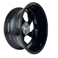 Nouvelle jante en alliage d'aluminium de 18 pouces pour Citroën C5 Aircross, moulée sous faible pression, à cinq branches, finition noire, remplacement d'équipement d'origine