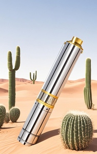 Bomba de agua de riego Solar sumergible sin escobillas de 48V CC de alta presión, impulsor de tornillo, controlador incorporado para sumergido - Product Image 5