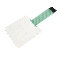 Keypad sakelar membran kustom & harga pabrik papan tombol tekan kubah bakso keyboard membran untuk skala berat