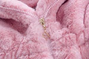 Vêtements pour bébé, vêtements d'hiver pour tout-petits, manteau en fausse fourrure pour enfants, veste en laine de lapin, manteau chaud épais, vêtements d'hiver pour filles - Product Image 5