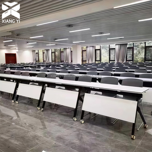 맞춤형 접이식 테이블 공간 절약형 대규모 그룹용 회의 테이블 휴대용 교육실 사무실 테이블 가구 학교용 - Product Image 6