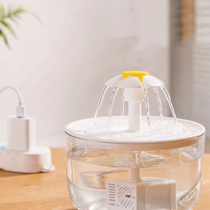 زهرة القط الدائرية تلقائيًا تقوم بتصفية المياه المتدفقة ، ويتم وصلها للشرب - Product Image 3