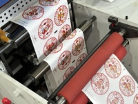 Machine de découpe automatique d'étiquettes, impression à plat, flexographie, traitement de papier autocollant industriel, marquage à chaud et plastification