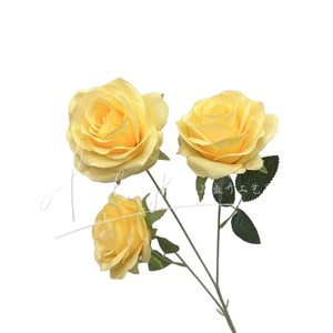 Artificial Roses Single Branch <b>Silk</b> <b>Flower</b> High Simulation Wedding Home Decorations - Product Image 5