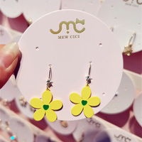 Carte en papier pour bijoux OEM ODM à faible MOQ, avec logo personnalisé, marquage à chaud, gaufrage et découpe, pour boucles d'oreilles et colliers
