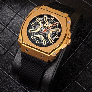 Progetta su misura il tuo orologio da polso di lusso con Logo impermeabile Montre Homme orologi da polso orologi meccanici automatici per uomo - Product Image 5