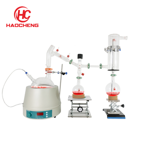 معدات التقطير بالبخار من هاوشينغ لاب، دورق زجاجي 5000 مل/5 لتر للتقطير قصير المسار للزيوت العطرية - Product Image 1