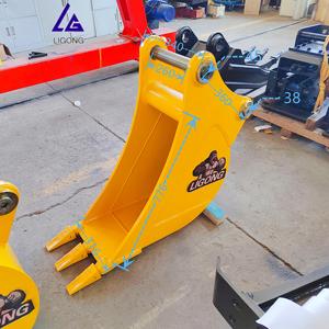 עיצוב מותאם אישית 7-9 טון <span class=keywords><strong>backhoe</strong></span> חופר דלי אדמה gp, דלי מיני בוץ צר עם שיניים 12 אינץ 16 אינץ '16 רוחב 24 אינץ' - Product Image 3